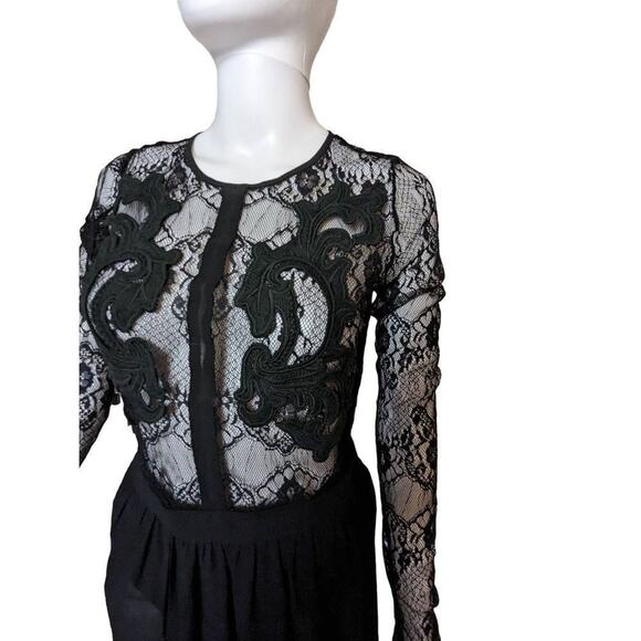 Angie Women's Maxi Dress with Embroidered Top and Open Back - Size S - Picture 2 of 8